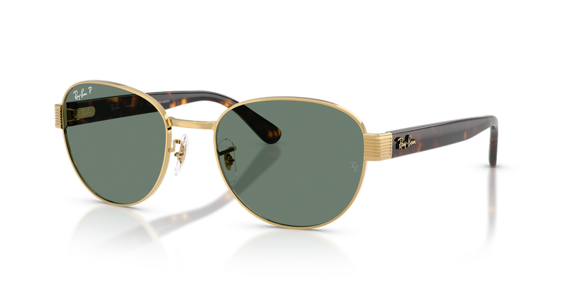 Ray-Ban RB3766CH in Arista Gold / Polarized+ Grey (001/O9) - Front View