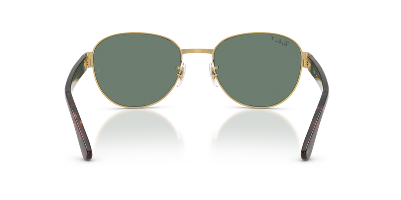 Ray-Ban RB3766CH in Arista Gold / Polarized+ Grey (001/O9) - Temple Detail