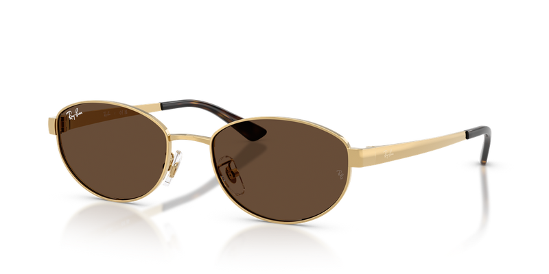 Ray-Ban RB3774D in Arista Gold / Dark Brown (001/73) - Alternate View