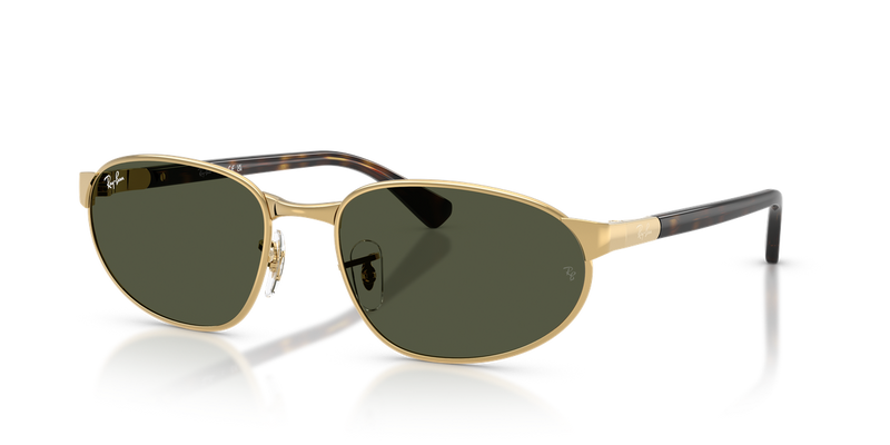 Ray-Ban RB3777 in Arista Gold / Green (001/31) - Front View