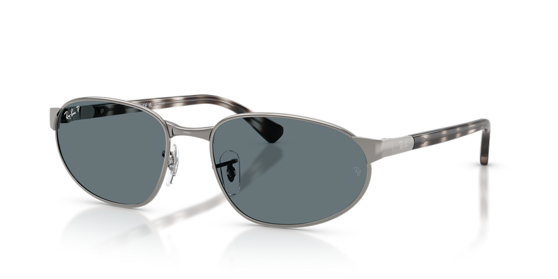 Ray-Ban RB3777 in Gunmetal / Dark Blue Polarized (004/3R) - Alternate View