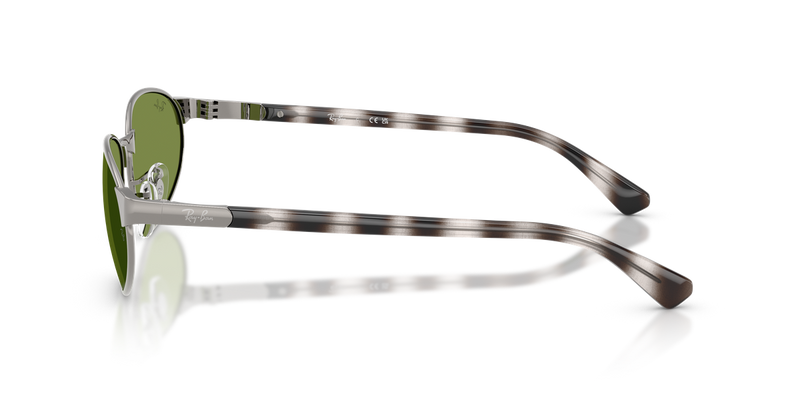 Ray-Ban RB3777 in Gunmetal / Green (004/4E) - Alternate View