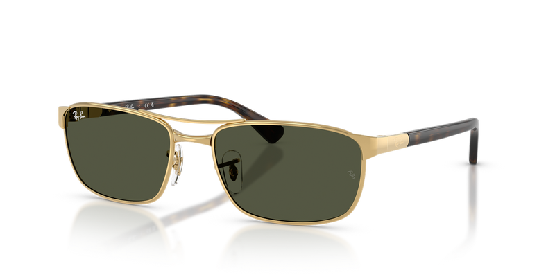 Ray-Ban RB3778 in Arista Gold / Green (001/31) - Front View