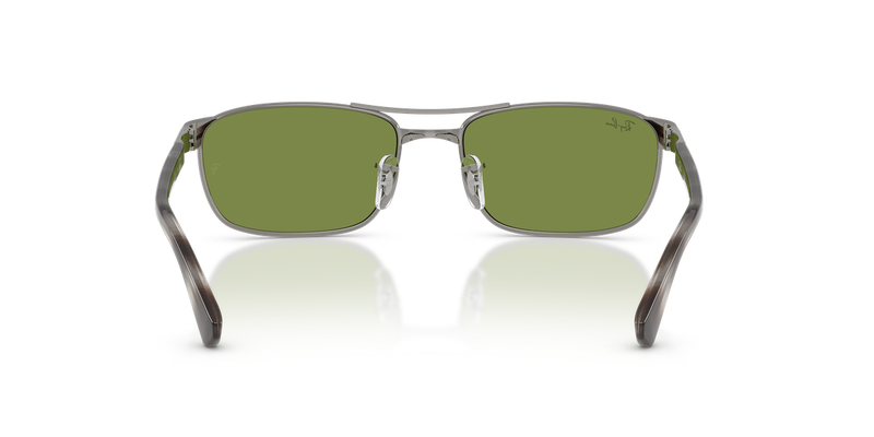 Ray-Ban RB3778 in Gunmetal / Green (004/4E) - Alternate View