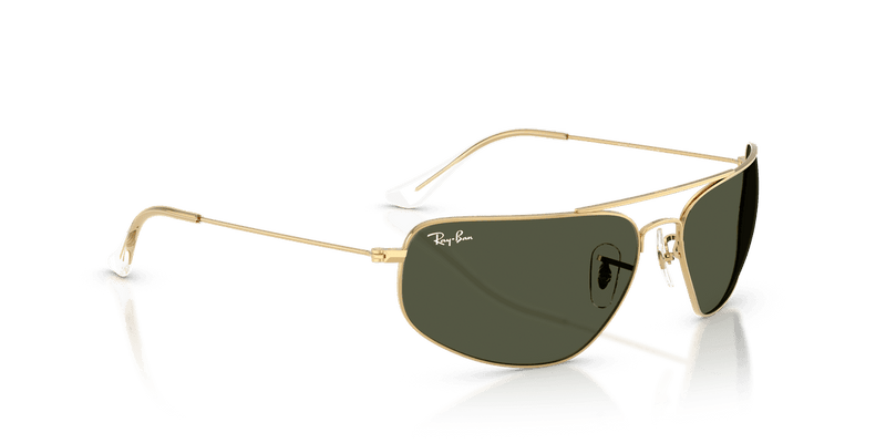 Ray-Ban RB3780 in Arista Gold / Green (001/31) - Temple Detail