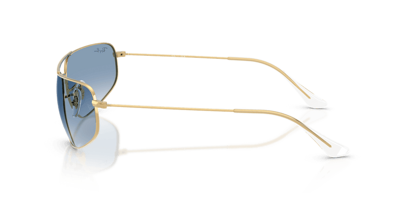 Ray-Ban RB3780 in Arista Gold / Clear Gradient Blue (001/3F) - Alternate View