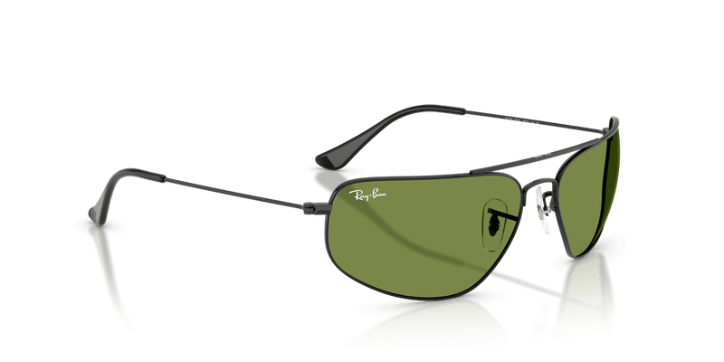 Ray-Ban RB3780 in Black / Green (002/4E) - Alternate View