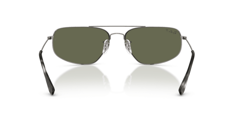 Ray-Ban RB3780 in Gunmetal / Green Polarized (004/58) - Alternate View