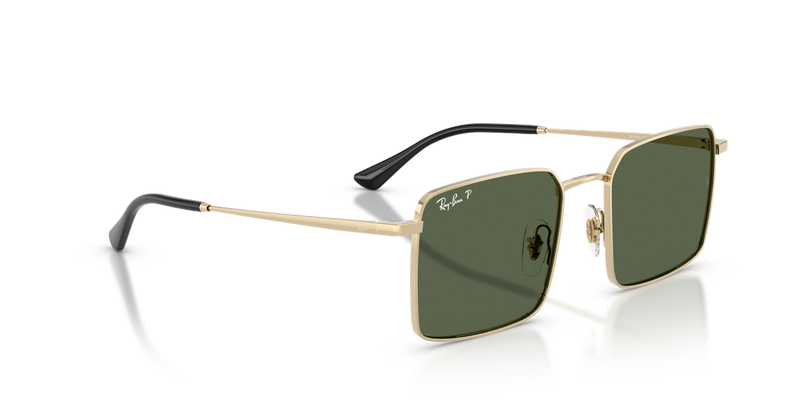Ray-Ban RB3782 in Pale Gold / Dark Green Polarized (92139A) - Alternate View