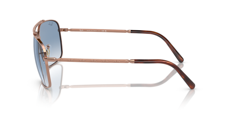 Ray-Ban RB3796 in Rose Gold - Back View