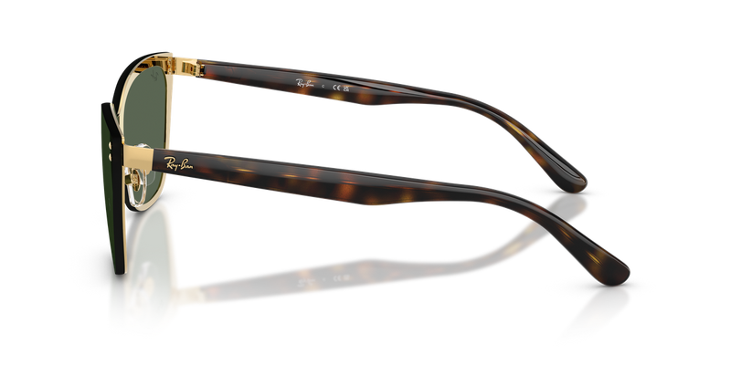 Ray-Ban RB3798D in Gold - Back View