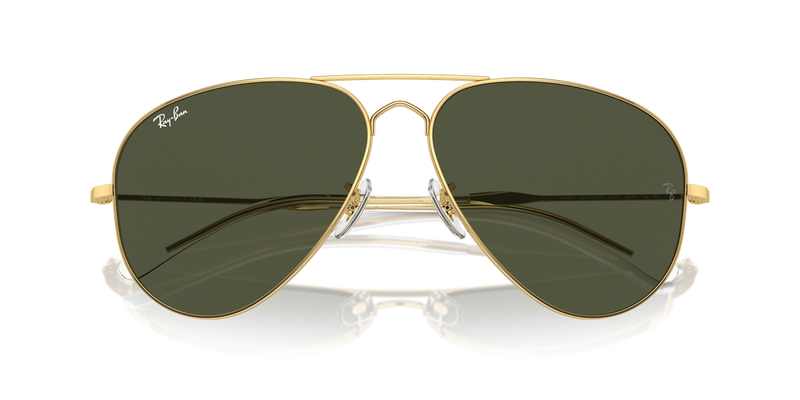 Ray-Ban OLD AVIATOR in Arista Gold - Side View