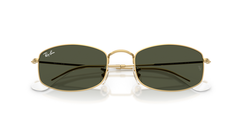 Ray-Ban RB3832 in Arista Gold / Green (001/31) - Side View