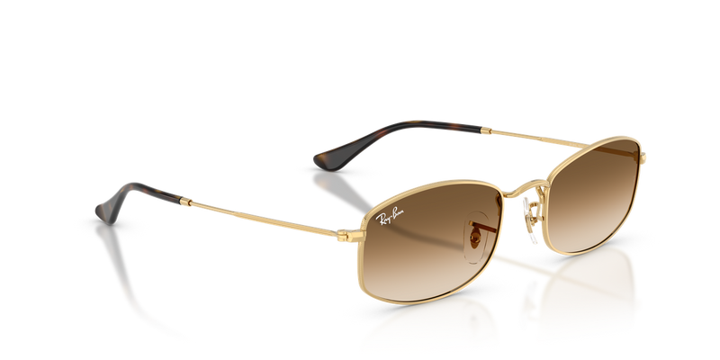 Ray-Ban RB3832 in Arista Gold / Clear Gradient Brown (001/51) - Alternate View