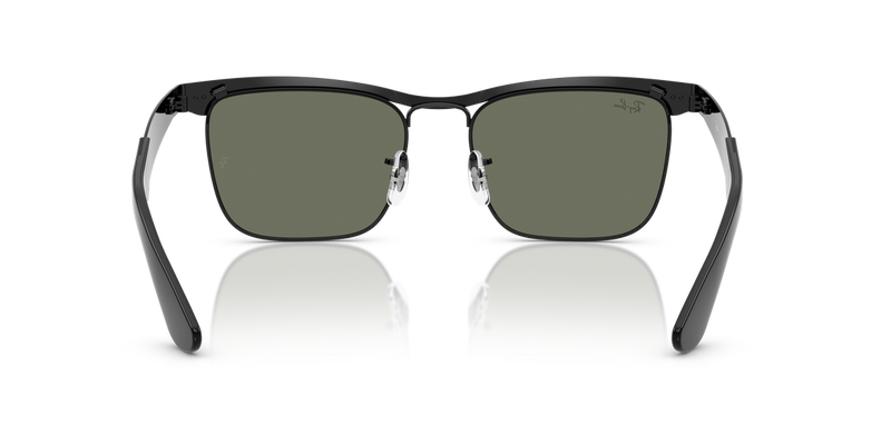 Ray-Ban WAYFARER DELUXE in Black - Temple Detail