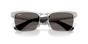 Sandblasted Silver On Silver / Dark Grey (019/B1)
