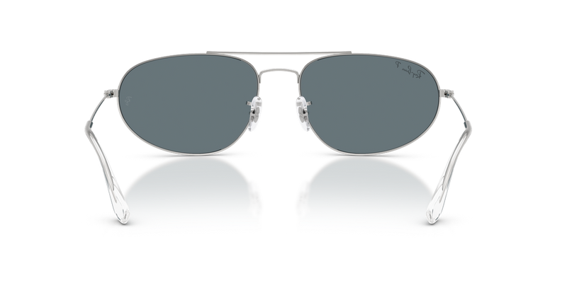 Ray-Ban RB3945 in Silver / Dark Blue Polarized (003/3R) - Alternate View