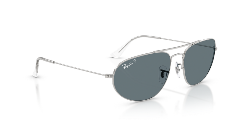 Ray-Ban RB3945 in Silver / Dark Blue Polarized (003/3R) - Alternate View
