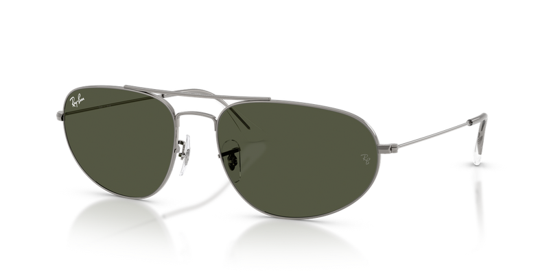 Ray-Ban RB3945 in Gunmetal / Green (004/31) - Alternate View