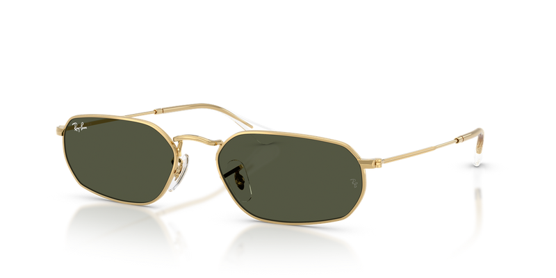 Ray-Ban RB3947 in Arista Gold / Green (001/31) - Front View