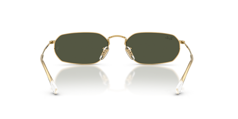 Ray-Ban RB3947 in Arista Gold / Green (001/31) - Temple Detail
