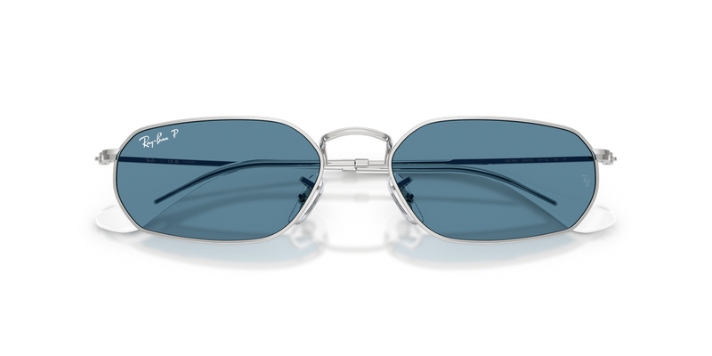 Ray-Ban RB3947 in Silver / Polarized+ Blue (003/S2) - Alternate View