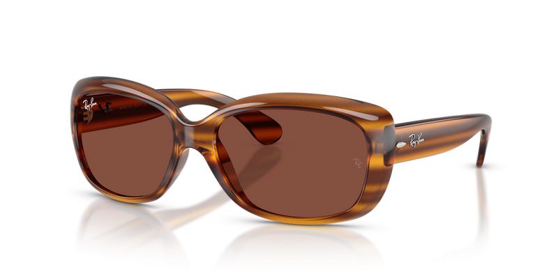 Ray-Ban JACKIE OHH in Striped Red Havana - Alternate View