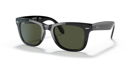 Ray-Ban FOLDING WAYFARER - Black / G-15 Green (601)
