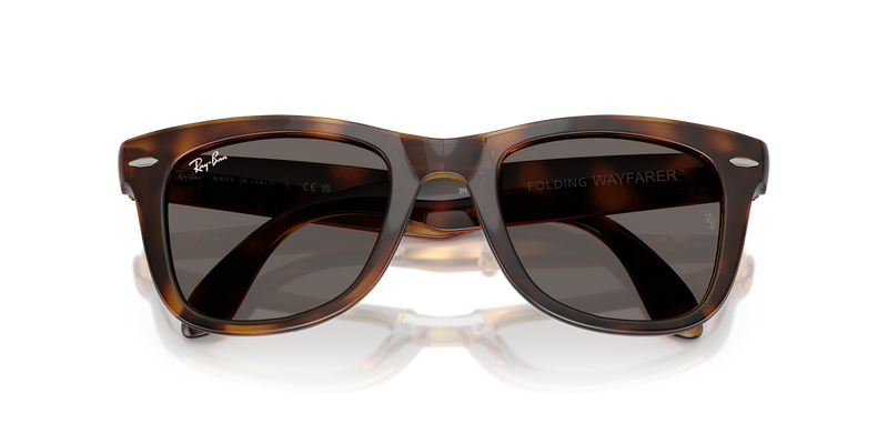 Ray-Ban FOLDING WAYFARER in Havana / Dark Grey (710/B1) - Alternate View