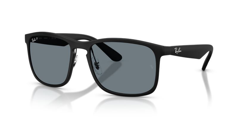 Ray-Ban RB4264 in Matte Black / Blue Polarized+ (601S80) - Front View