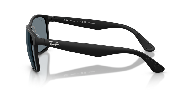 Ray-Ban RB4264 in Matte Black / Blue Polarized+ (601S80) - Back View