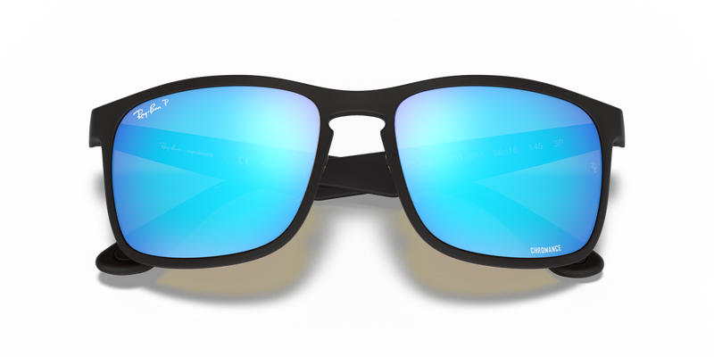 Ray-Ban RB4264 in Black / Blue Polarized+ (601SA1) - Alternate View