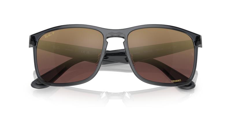 Ray-Ban RB4264 in Grey / Violet Polarized+ (876/6B) - Alternate View