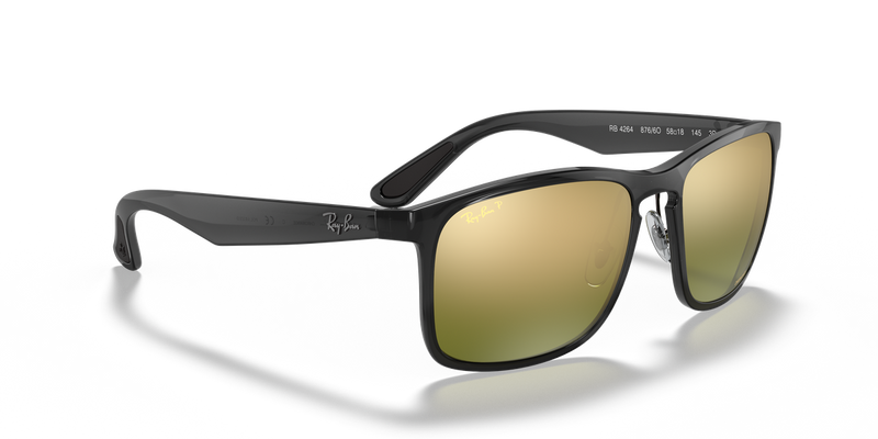 Ray-Ban RB4264 in Grey / Green Polarized+ (876/6O) - Alternate View
