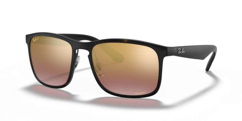 Ray-Ban RB4264 in Havana / Purple Polarized+ (894/6B) - Alternate View