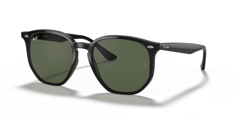 Ray-Ban RB4306 in Black / Dark Green (601/71) - Alternate View