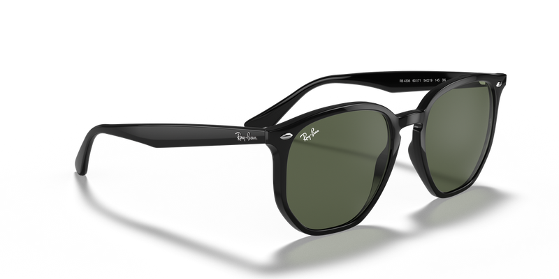 Ray-Ban RB4306 in Black / Dark Green (601/71) - Alternate View
