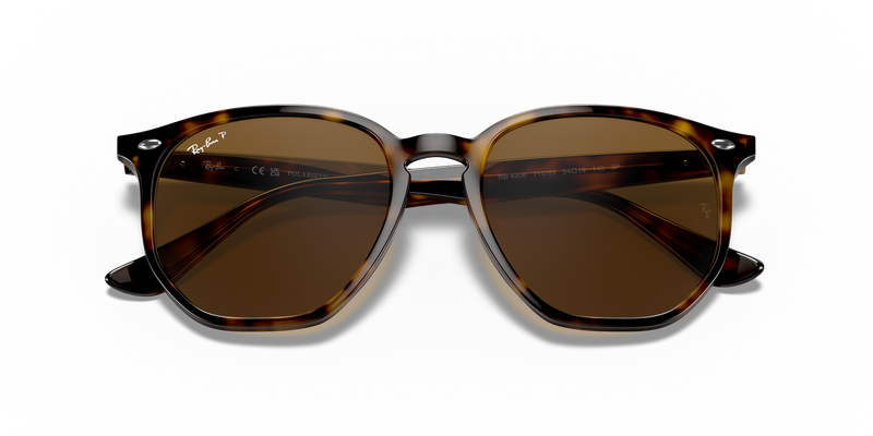 Ray-Ban RB4306 in Light Havana / Brown Polarized (710/83) - Alternate View