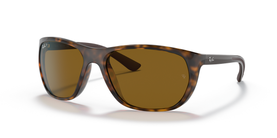 Ray-Ban RB4307 - Light Havana / Brown Polarized (710/83)