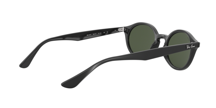 Ray-Ban RB4315 in Black / Dark Green (601/71) - Alternate View