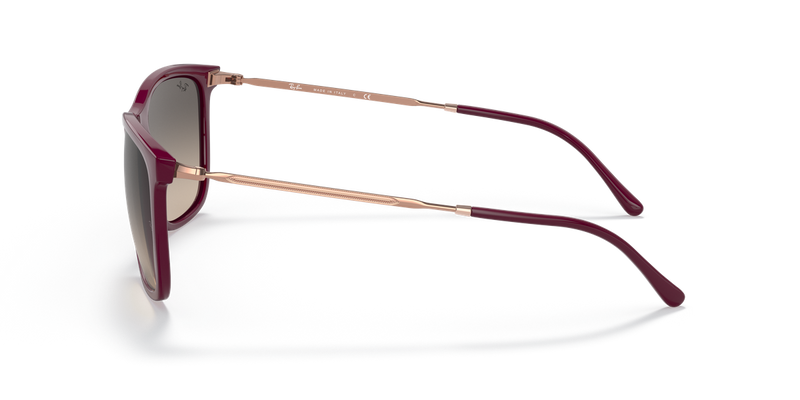 Ray-Ban RB4344 in Red - Back View