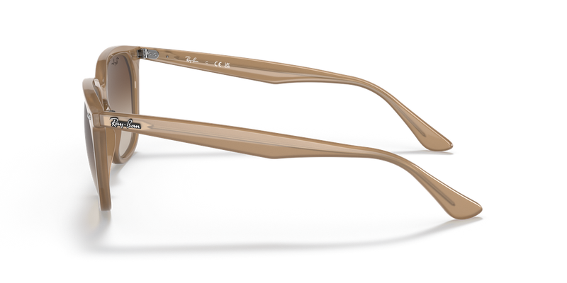 Ray-Ban RB4362 in Light Brown / Brown (616613) - Alternate View