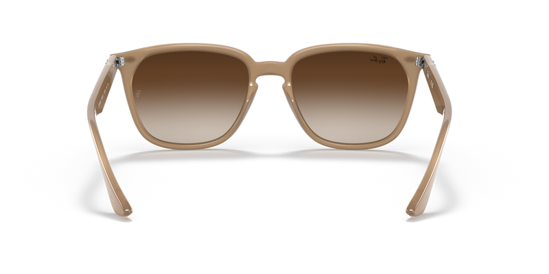 Ray-Ban RB4362 in Light Brown / Brown (616613) - Alternate View
