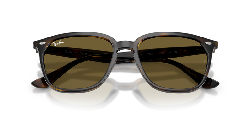 Ray-Ban RB4362 in Havana / Dark Brown (710/73) - Alternate View