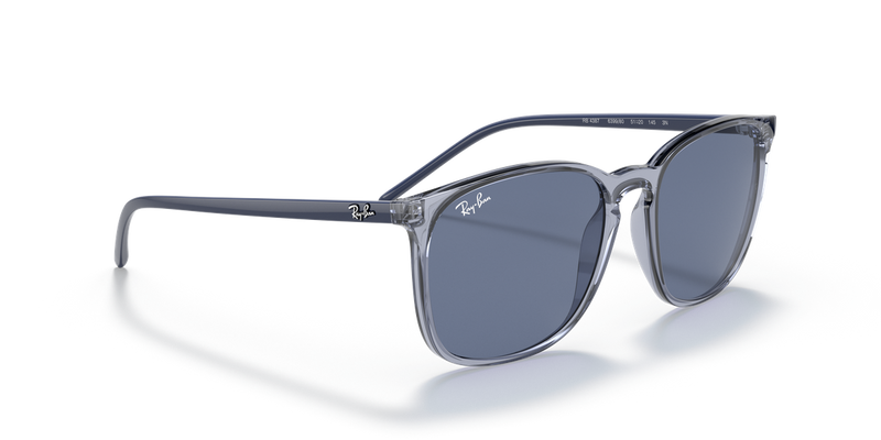 Ray-Ban RB4387 in Transparent Blue - Alternate View
