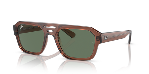 Transparent Brown / Dark Green (667882)