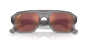 Transparent Grey / Dark Violet/Red (6684D0)