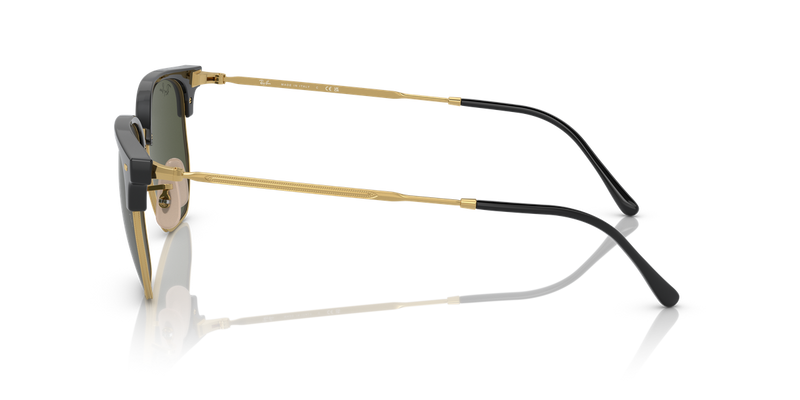 Ray-Ban NEW CLUBMASTER in Black On Gold - Alternate View