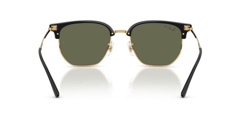 Ray-Ban NEW CLUBMASTER in Black On Arista - Temple Detail