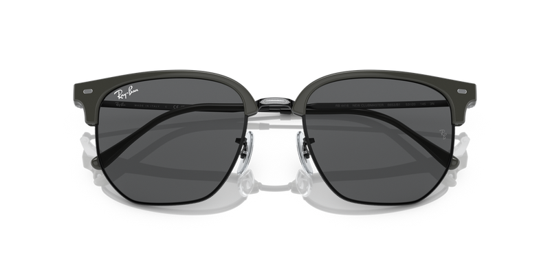 Ray-Ban NEW CLUBMASTER in Grey On Black - Alternate View